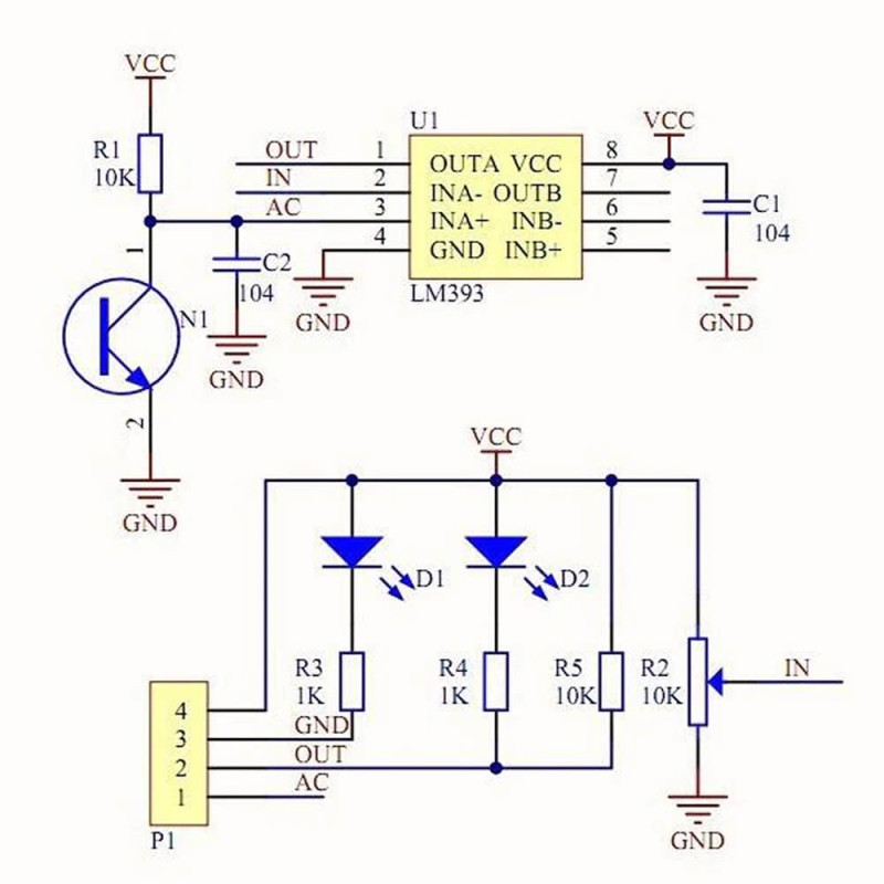 LM393 Light Sensor Module