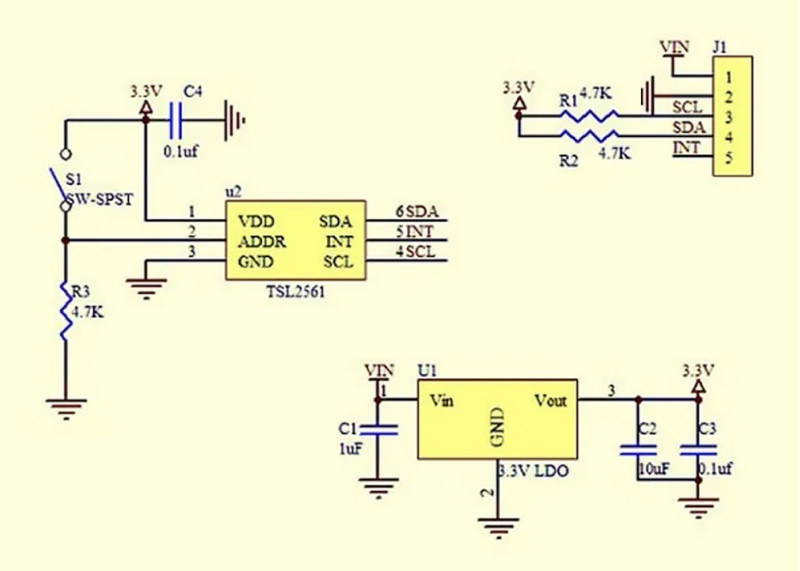 GY-2561 TSL2561 Sensor Module