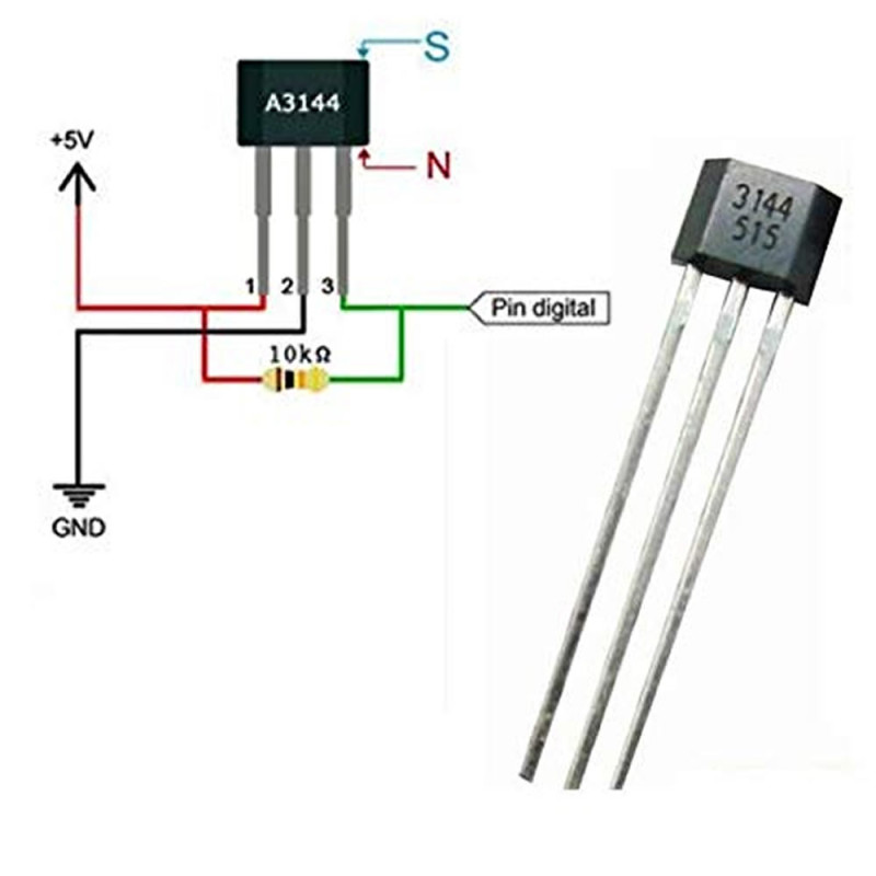 3144 Magnetic Field Detection Sensor