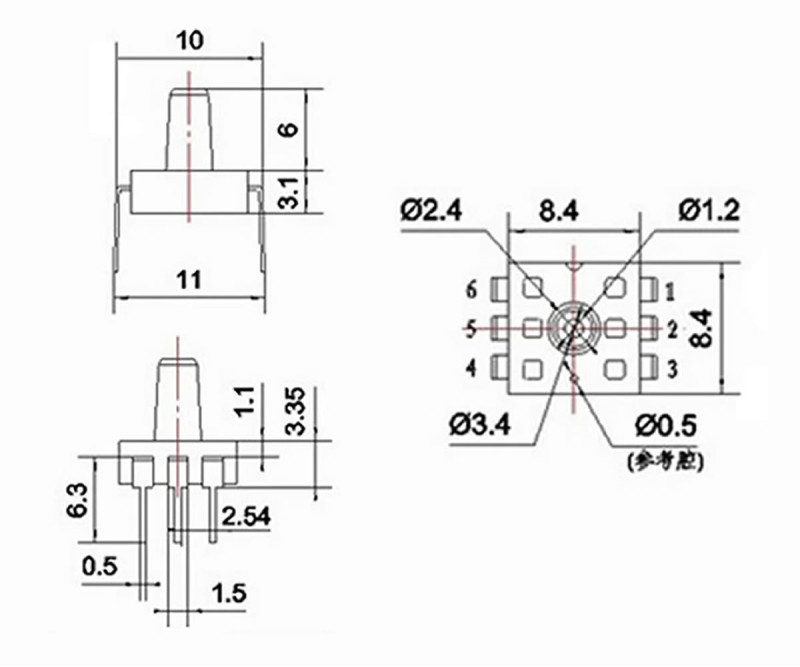 MPS20N0040D Pressure Sensor