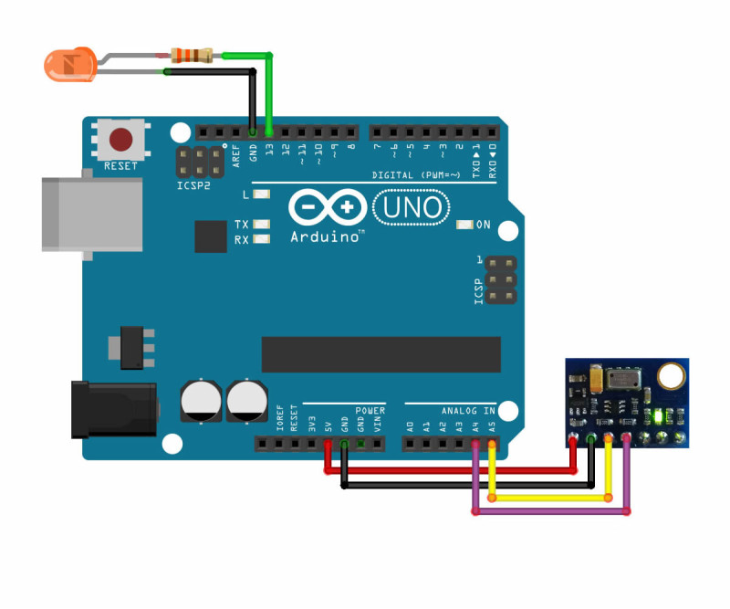 MS5607 Pressure Sensor Module