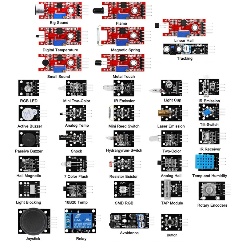 37 Piece Sensor Kit