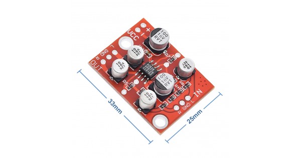 AD828 PreAmp Modül Ses Yükseltici Amfi Stereo Dinamik Mikrofon