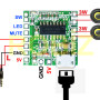 PAM8403 2x3w Amplifier Micro Usb