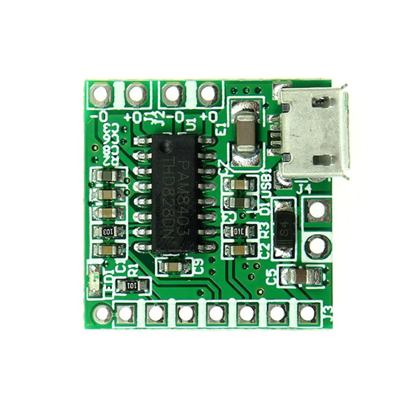PAM8403 2x3w Amplifier Micro Usb