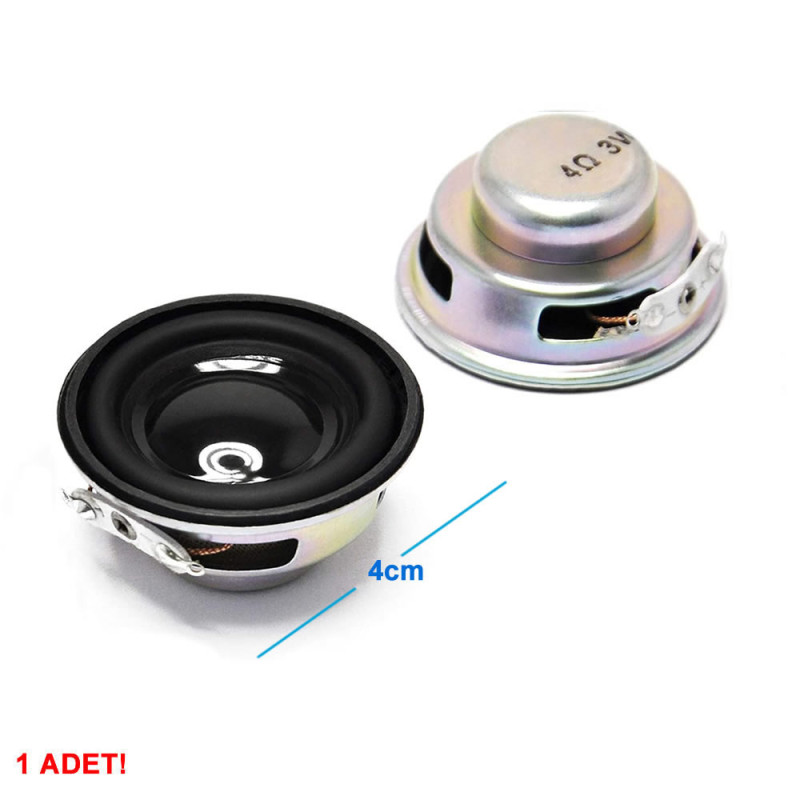 4 Ohm 3W Speaker 4cm