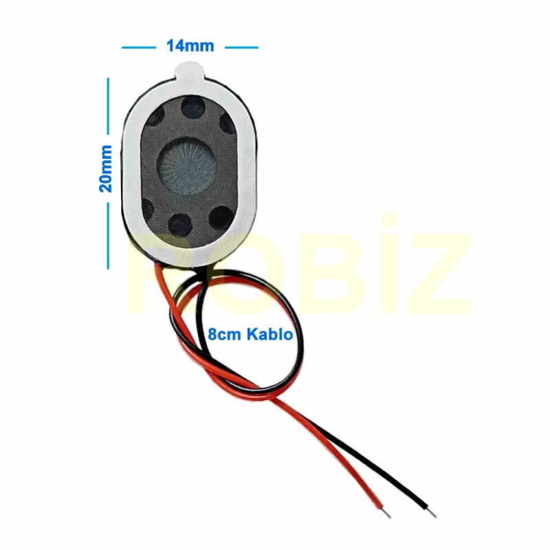 Speaker 1W 8ohm 14x20mm