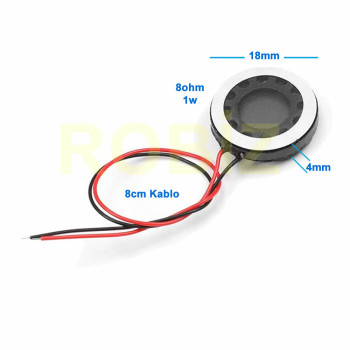 Speaker 1W 8ohm 18mm Round