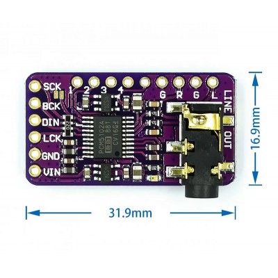 PCM5102A DAC Modül