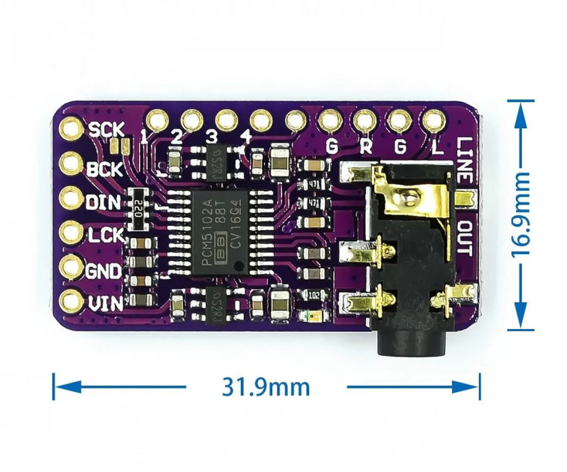PCM5102A DAC Module