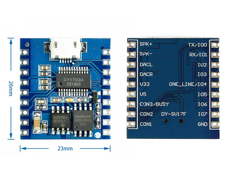 DY-SV17F MP3 Module