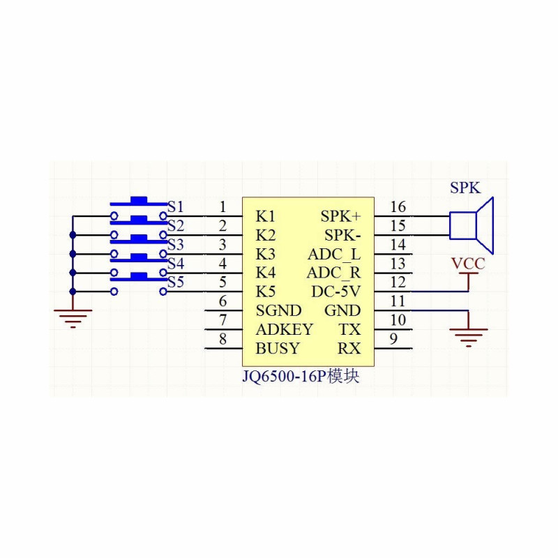 JQ6500 Mp3 Module
