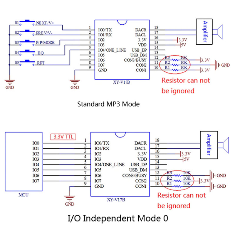 XY-V17B MP3 Module