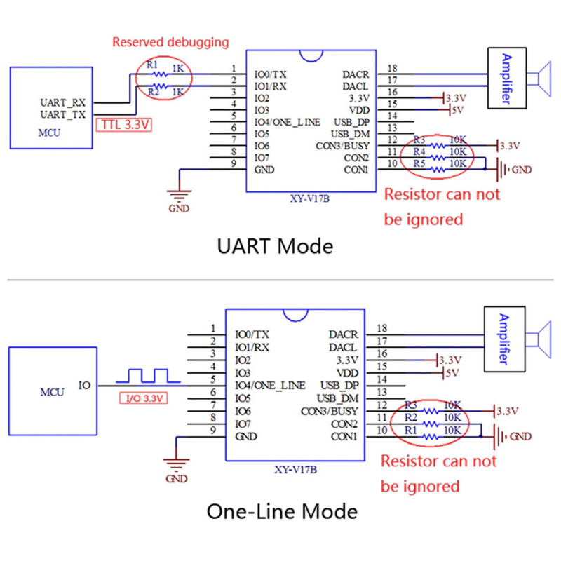 XY-V17B MP3 Module