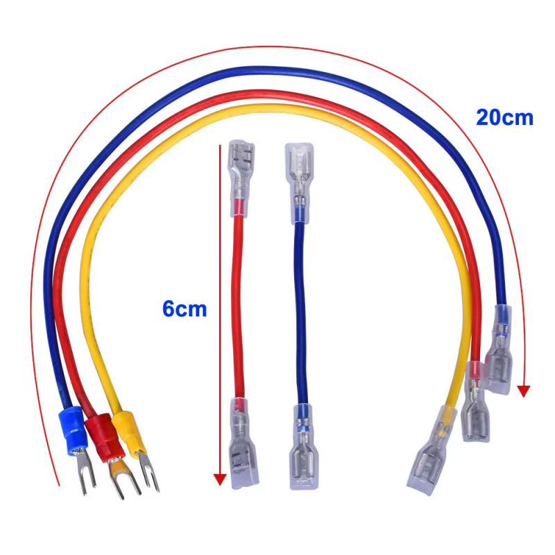 Cabled 220V Power Socket Male With Switch