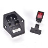 220V Power Socket Male with Switch