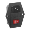 220V Power Socket Male with Switch
