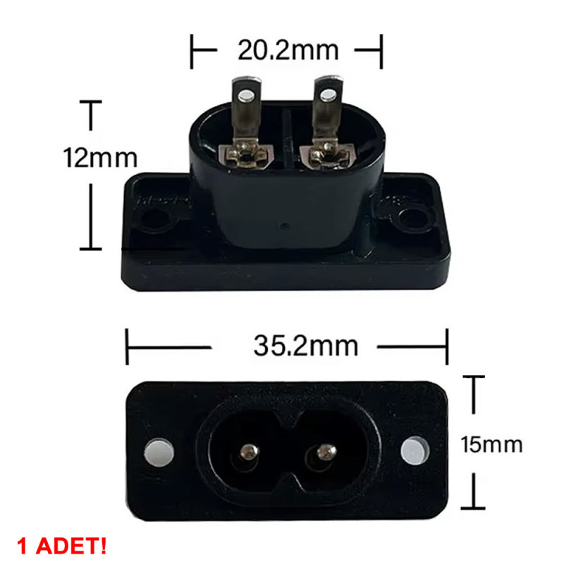 220V Power Socket C7 Female