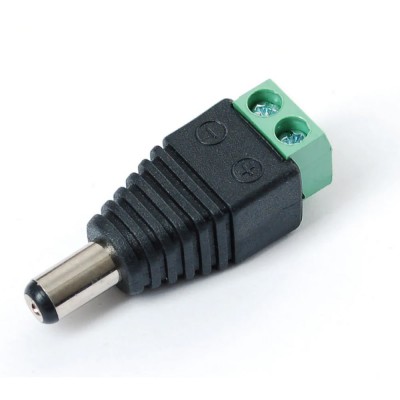 2.1mm Adaptör Klemens Dönüştürücü Erkek