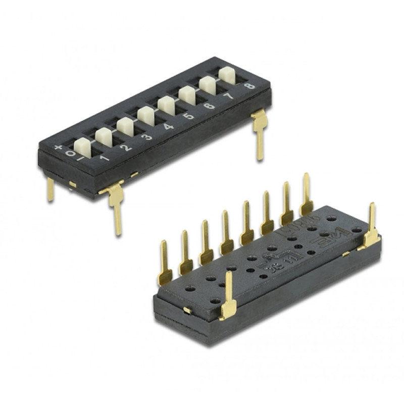 Tristate 8-Way Dip Switch
