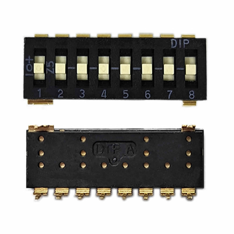 Tristate 8-Way Dip Switch