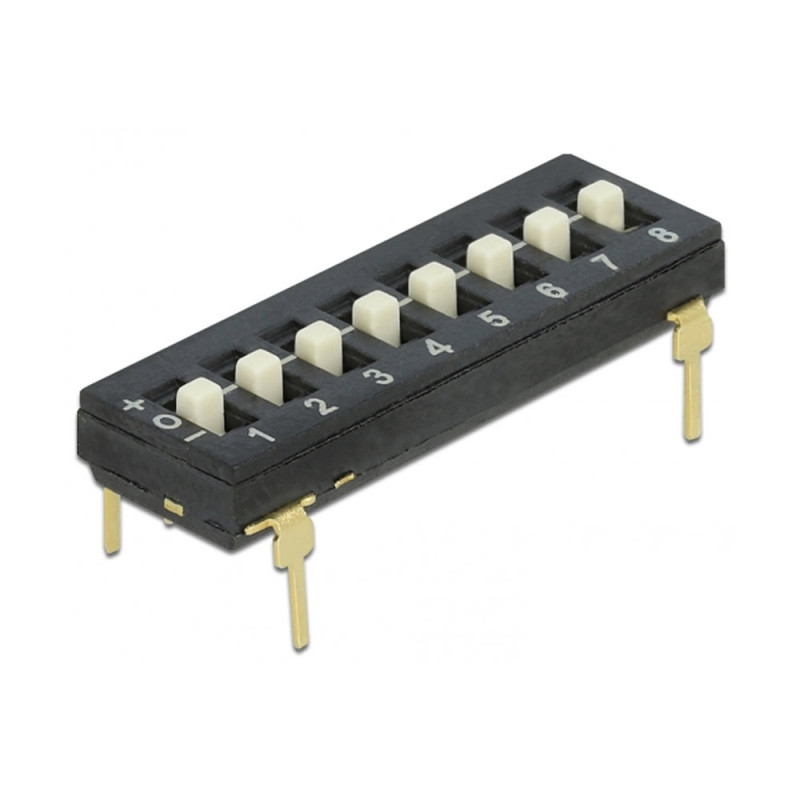 Tristate 8-Way Dip Switch