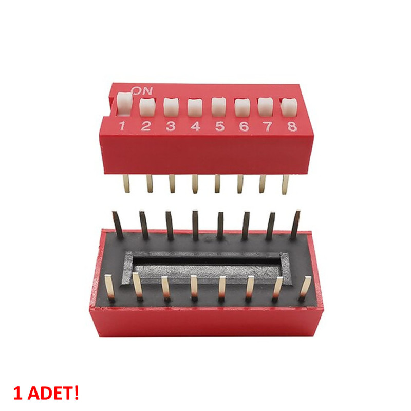 8-Way Dip Switch