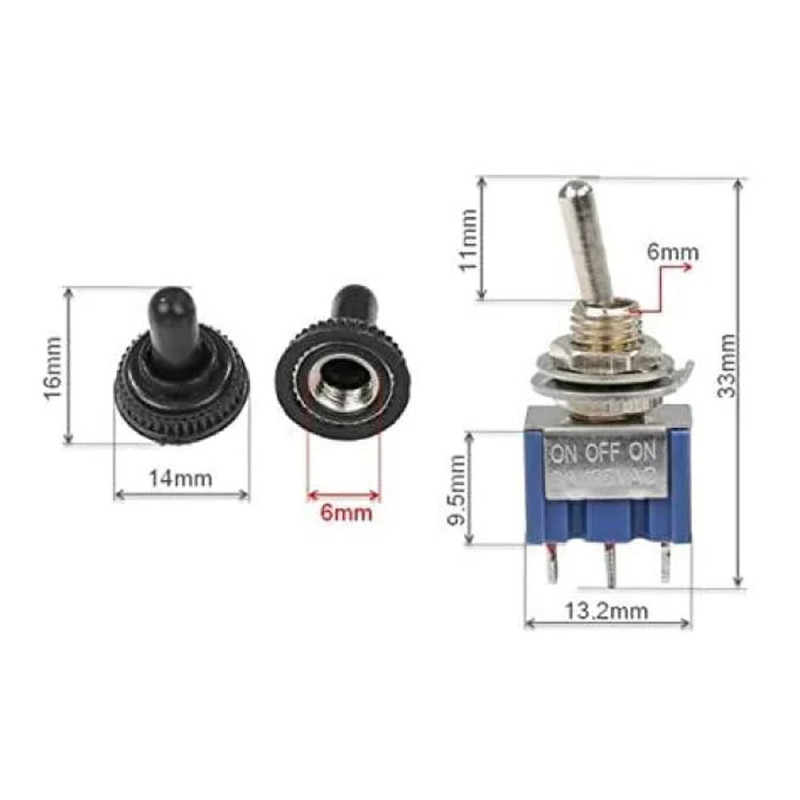 MTS-103 Mini Toggle Switch