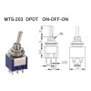 MTS-203 Mini Toggle Switch