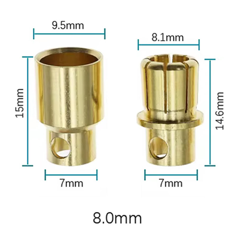 8mm Banana Socket Pair