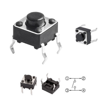 6x6x4.3mm Tact Button
