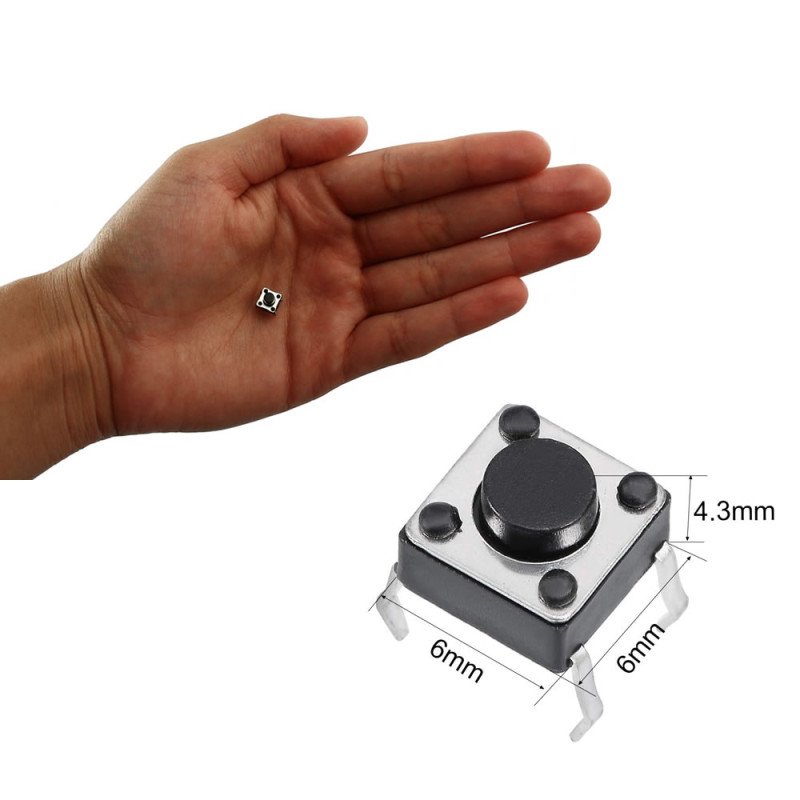6x6x4.3mm Tact Button