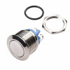 16mm Metal Push Buton Düz Kafa BT1601