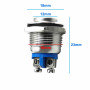 16mm Metal Push Button High Head BT1603