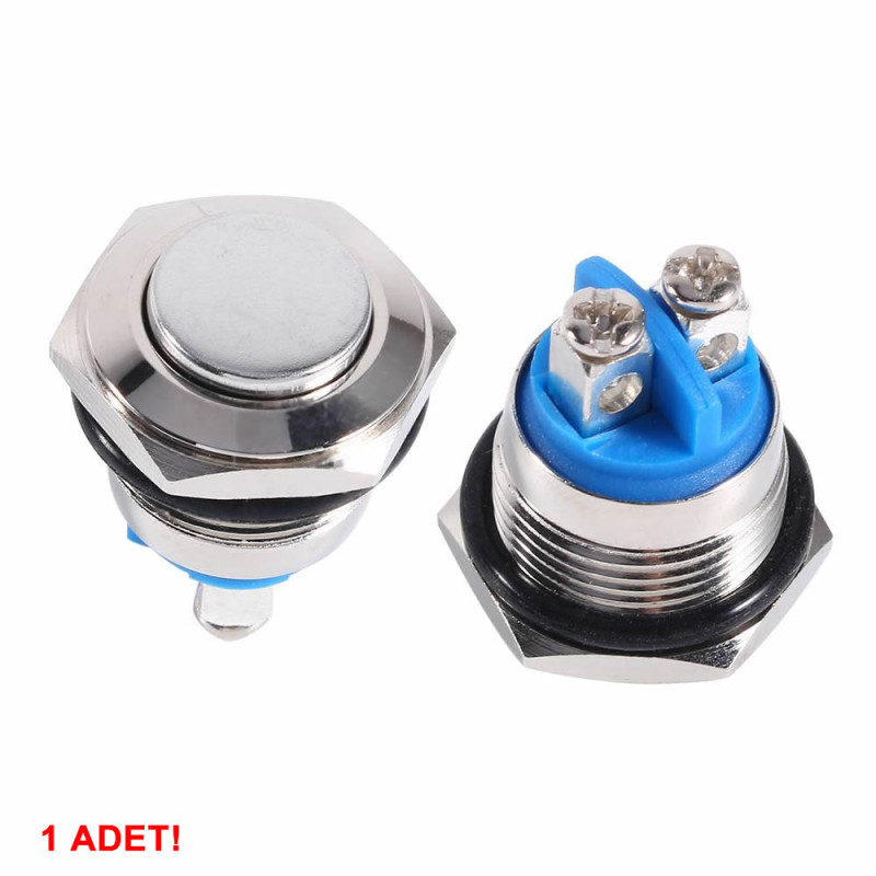 16mm Metal Push Button High Head BT1603