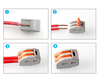 10 Pcs 2 Way Easy Cable Connector