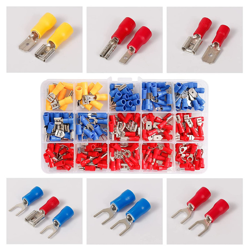 280pcs Insulated Wire Terminal Set