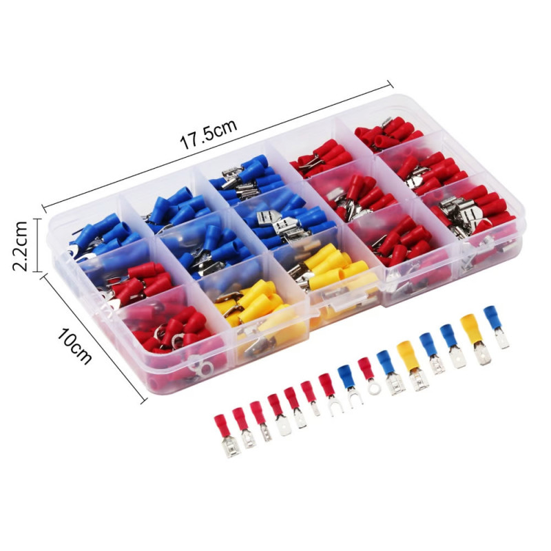 280pcs Insulated Wire Terminal Set