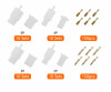 380 Pieces 2.8mm 2/3/4/6 Pin Socket Set