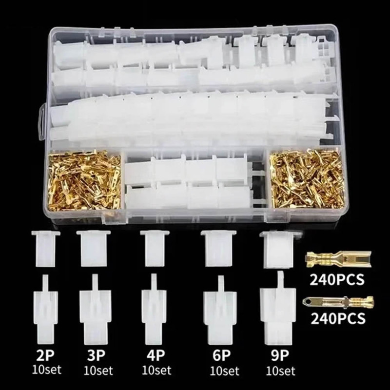 580 Piece 2.8mm 2/3/4/6/9 Pin Socket Set