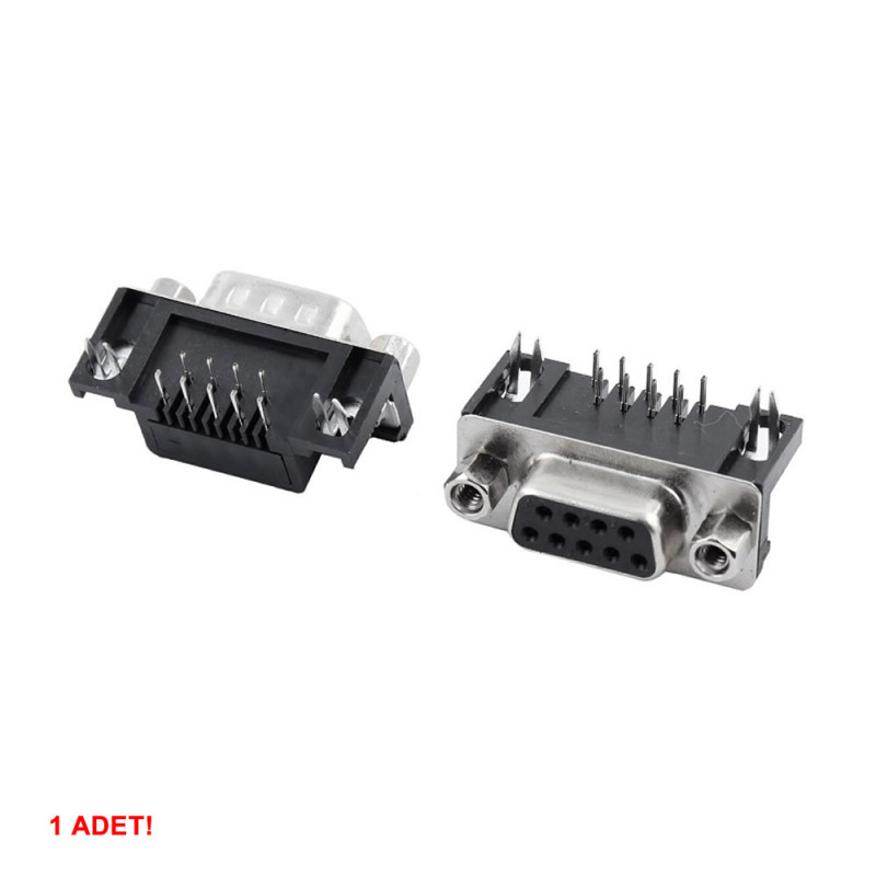 DB9 90 Degree Female Connection Connector