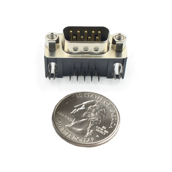 DB9 90 Degree Male Connection Connector