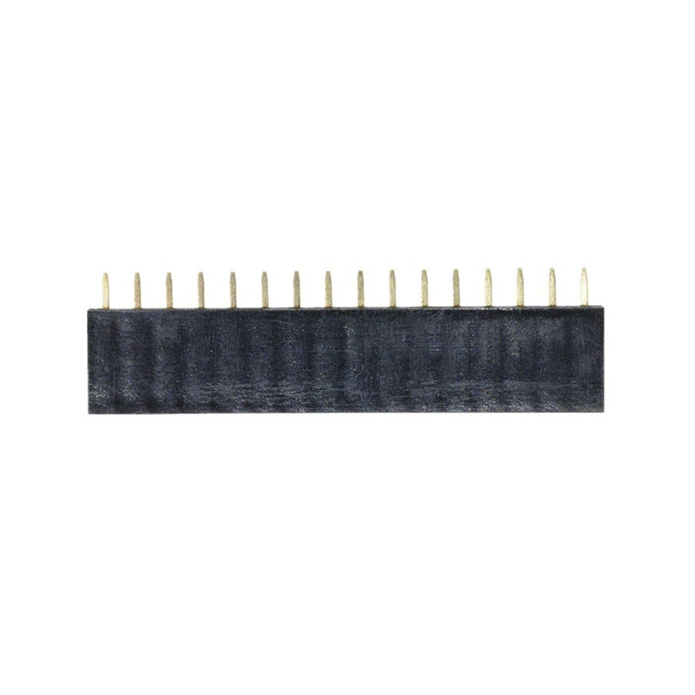 16 Pin Tek Sıra Dişi Header 180 Derece 1x16 Pin 2.54mm Soket Konnektör ...