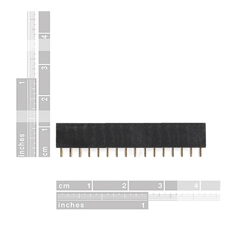 1x16 Pin Female Header