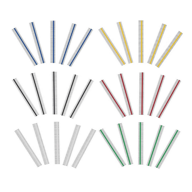 30 pcs 40 Pin Male Header Set