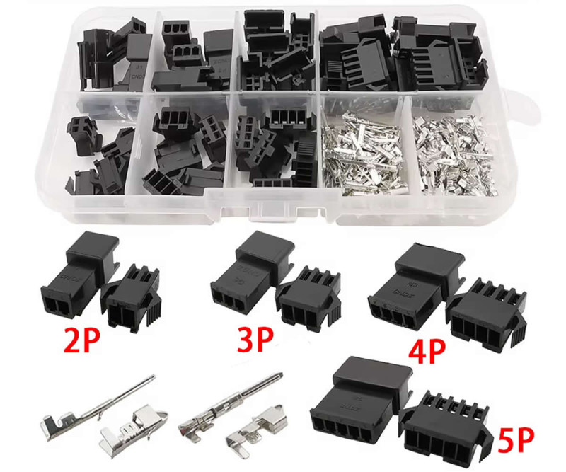 JST SM Connector Set 200 Pieces