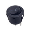 23mm Round 2 Pin Switch Black