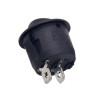 23mm Round 2 Pin Switch Black