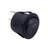 23mm Round 2 Pin Switch Black