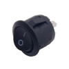 23mm Round 2 Pin Switch Black